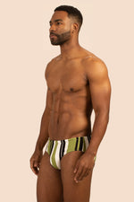 BONDI SWIM BRIEF in OLIVE additional image 2