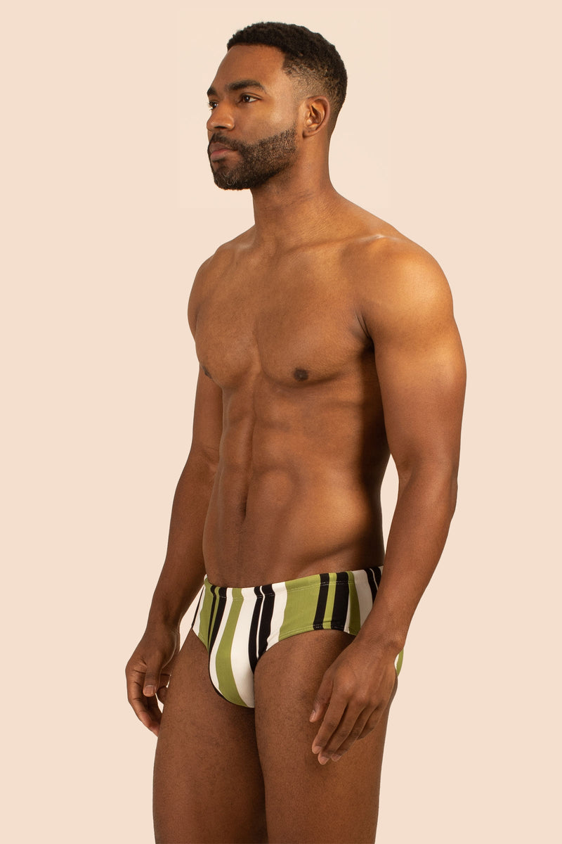 BONDI SWIM BRIEF in OLIVE additional image 2