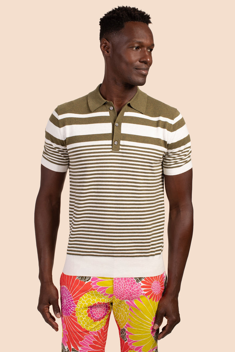OAKLAND SHORT SLEEVE POLO in SAGUARO