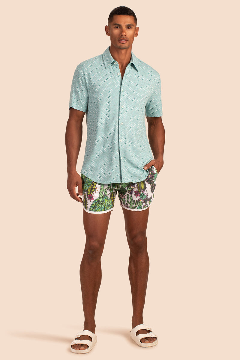 JIMMY SHIRT in TURQUOISE BLUE additional image 2