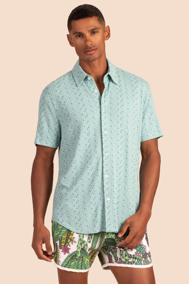 JIMMY SHIRT in TURQUOISE BLUE