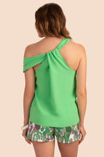 HOLLIE TOP in GREENERY GREEN additional image 4