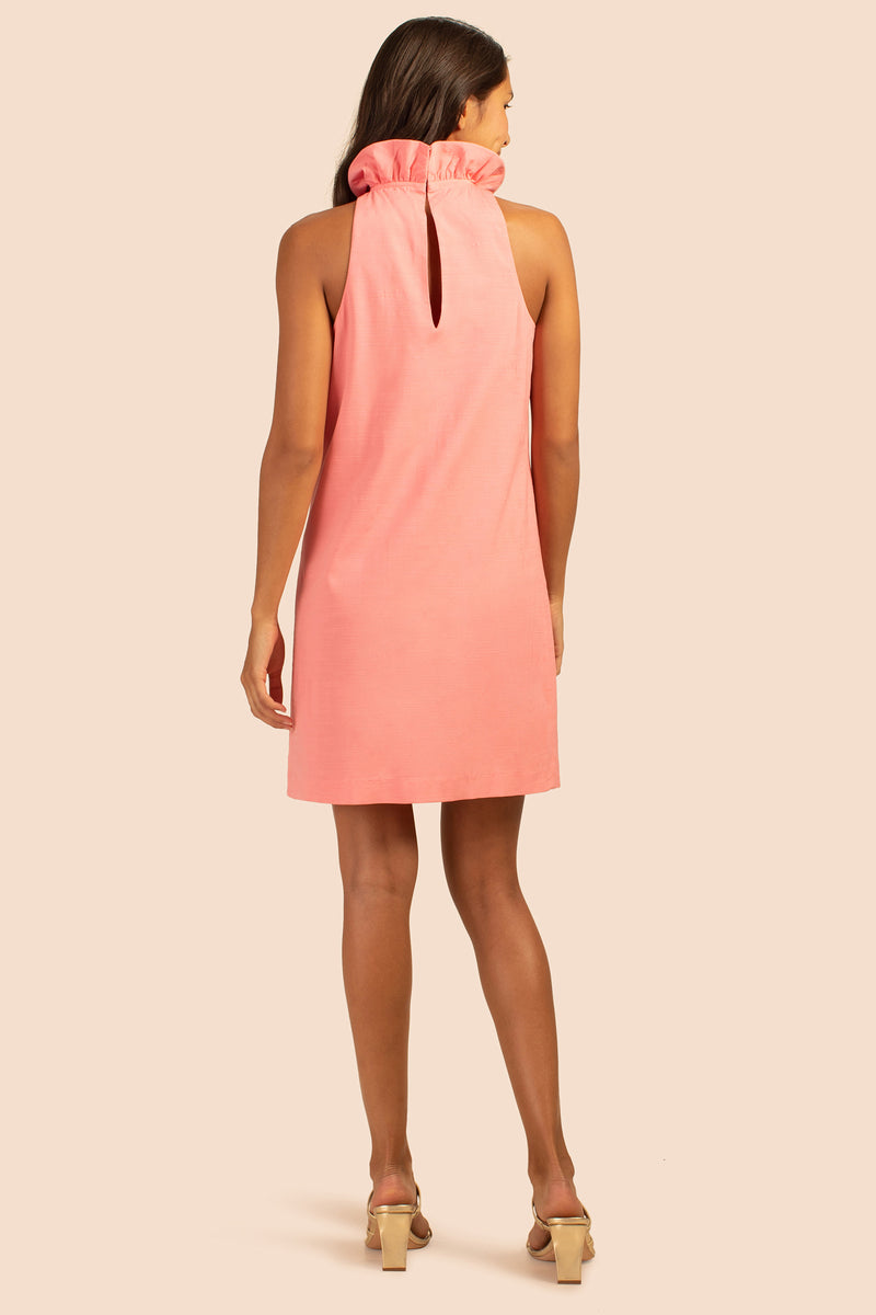 PEACH DRESS in FLAMINGO PINK additional image 1