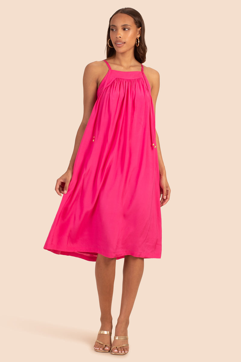 FLORET DRESS in AZALEA PINK additional image 5