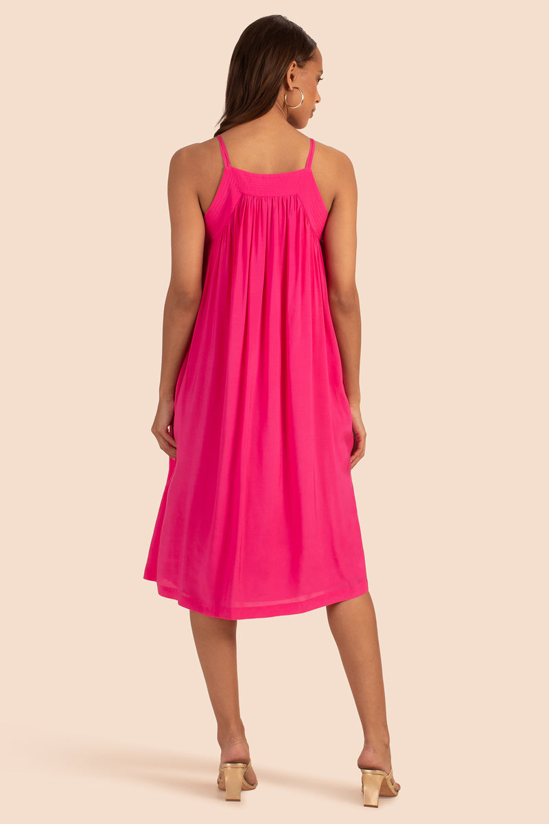 FLORET DRESS in AZALEA PINK additional image 4