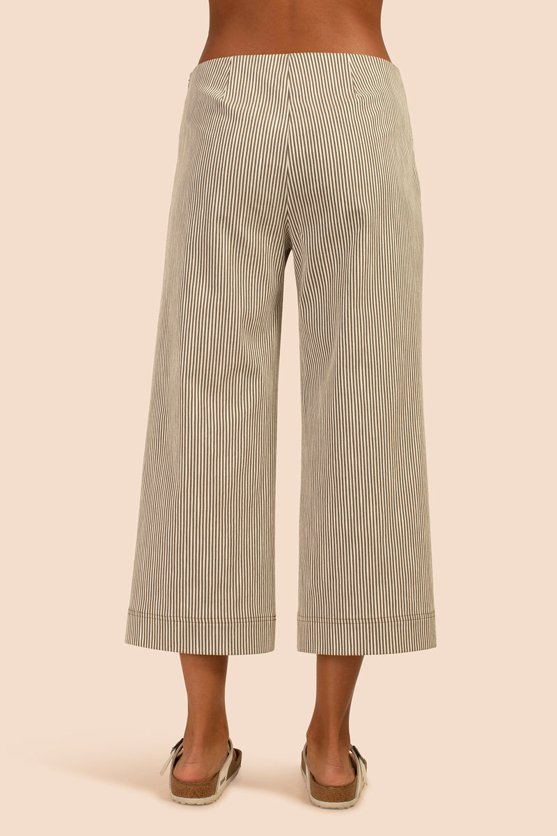 FORTUNATE PANT in SAGE/WHITEWASH additional image 1