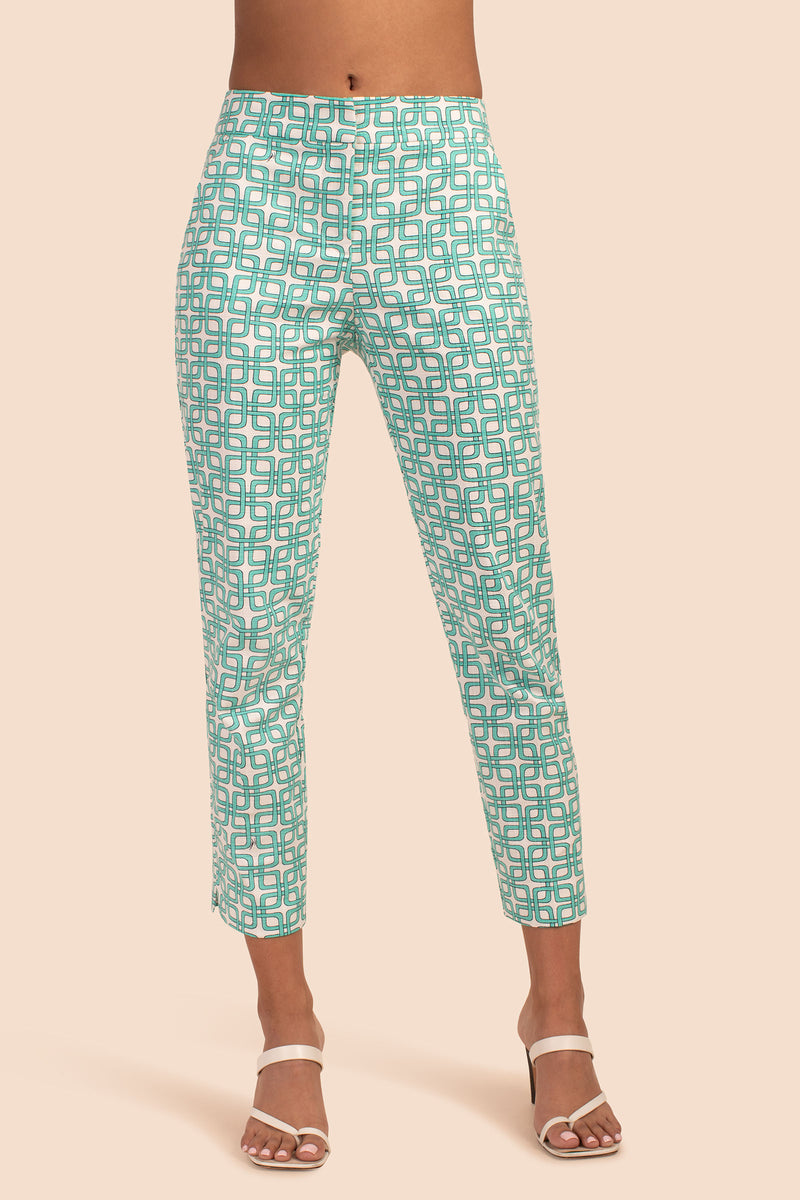 MOSS 2 PANT in TURQUOISE BLUE additional image 4