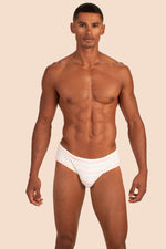 BONDI SWIM BRIEF in WHITE