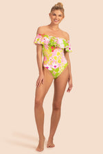 Trina turk off the shoulder sales bathing suit