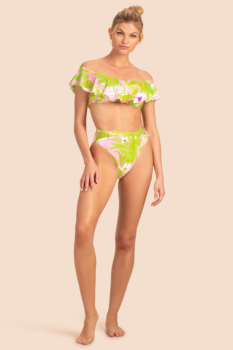 LA PALMA HIGH WAIST SWIM BOTTOM in MULTI additional image 2