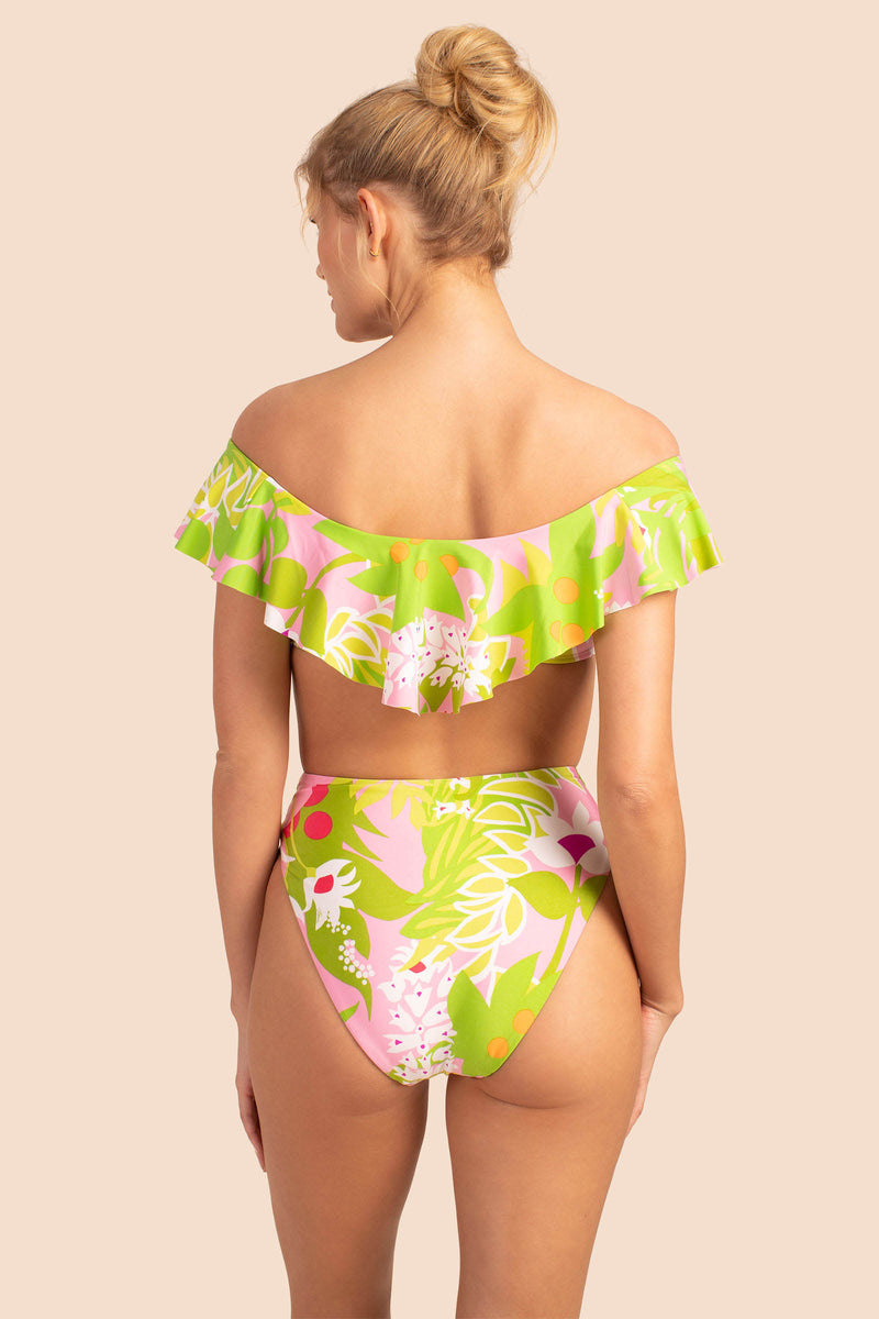 Vivid Trim Asymmetrical One-Piece Swimsuit - Women - Ready-to-Wear