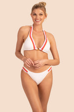 TULUM HALTER TOP in WHITE additional image 2