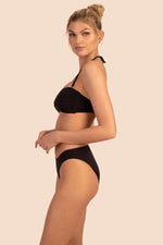 MONACO SOLIDS FRENCH-CUT SWIM BOTTOM in BLACK additional image 9