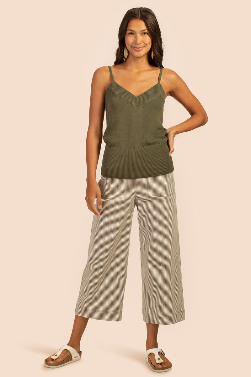NAINARI CAMISOLE in SAGE GREEN additional image 5