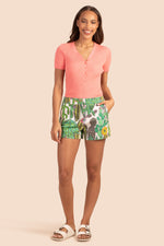 MAYO HENLEY in FLAMINGO PINK additional image 6