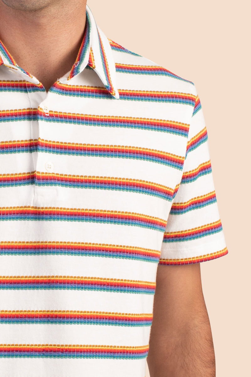 DALLAS SHORT SLEEVE POLO in MULTI additional image 3