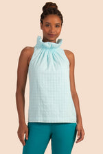 TWIN FALLS TOP in SKY BLUE additional image 3