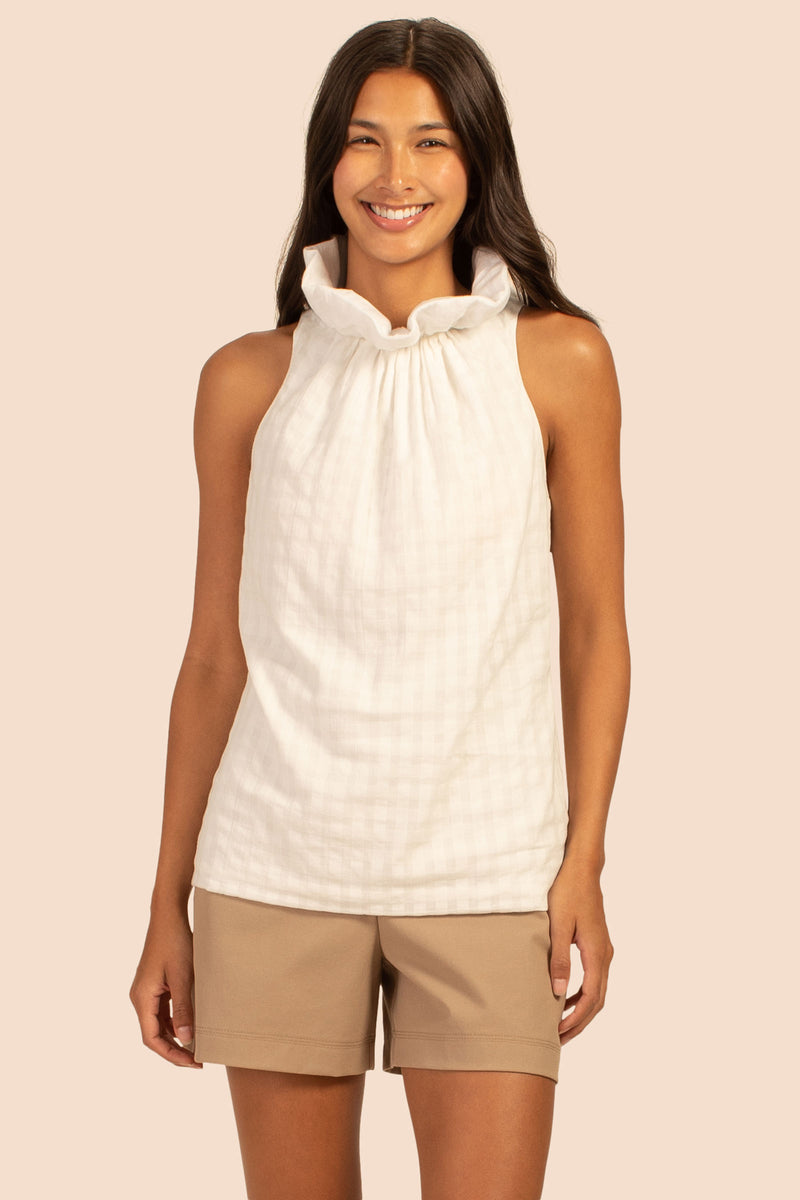 TWIN FALLS TOP in WHITE