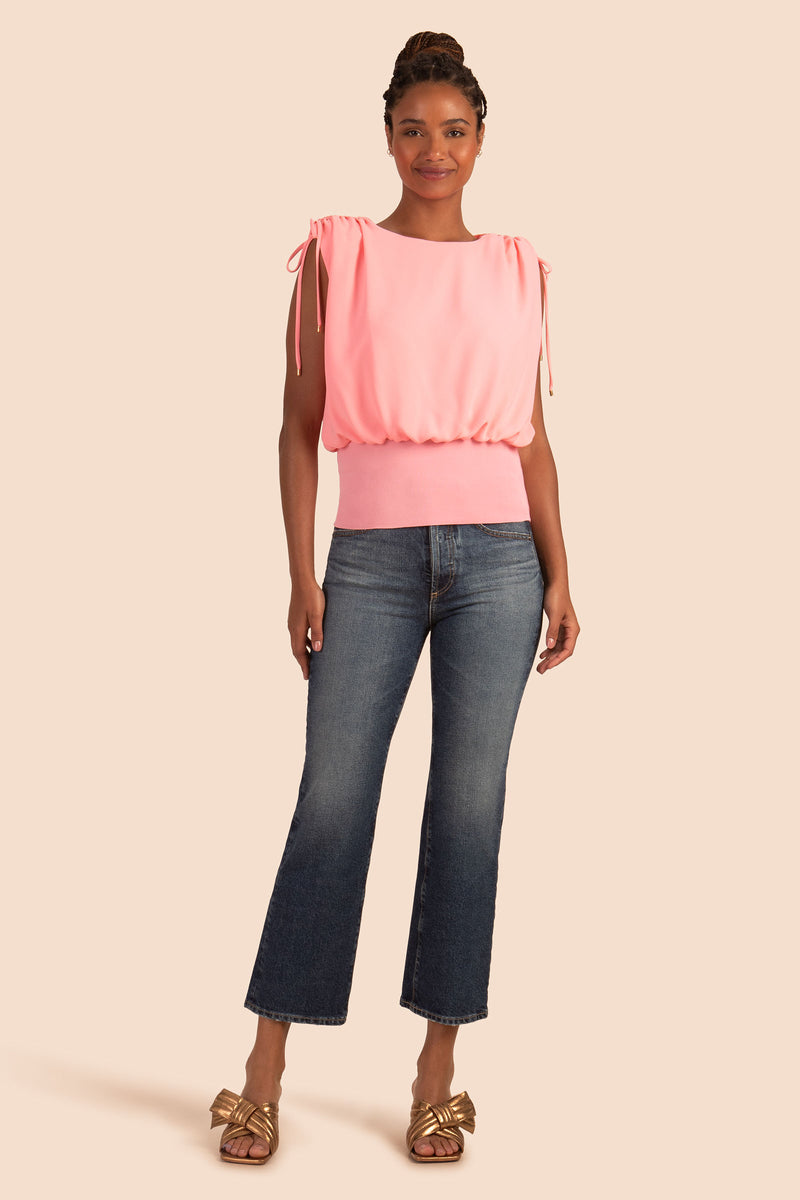 STILLNESS TOP in FLAMINGO PINK additional image 10