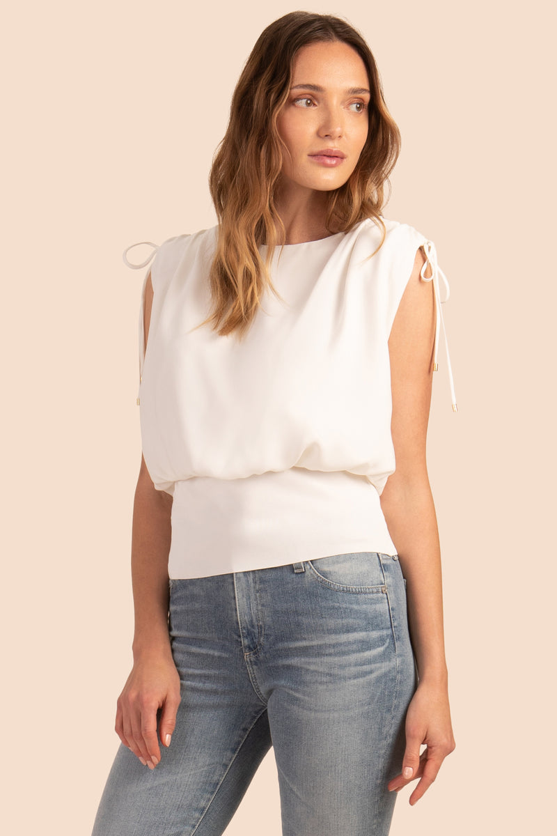 STILLNESS TOP in WHITEWASH additional image 4