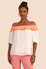 LUELLA TOP in WHITEWASH