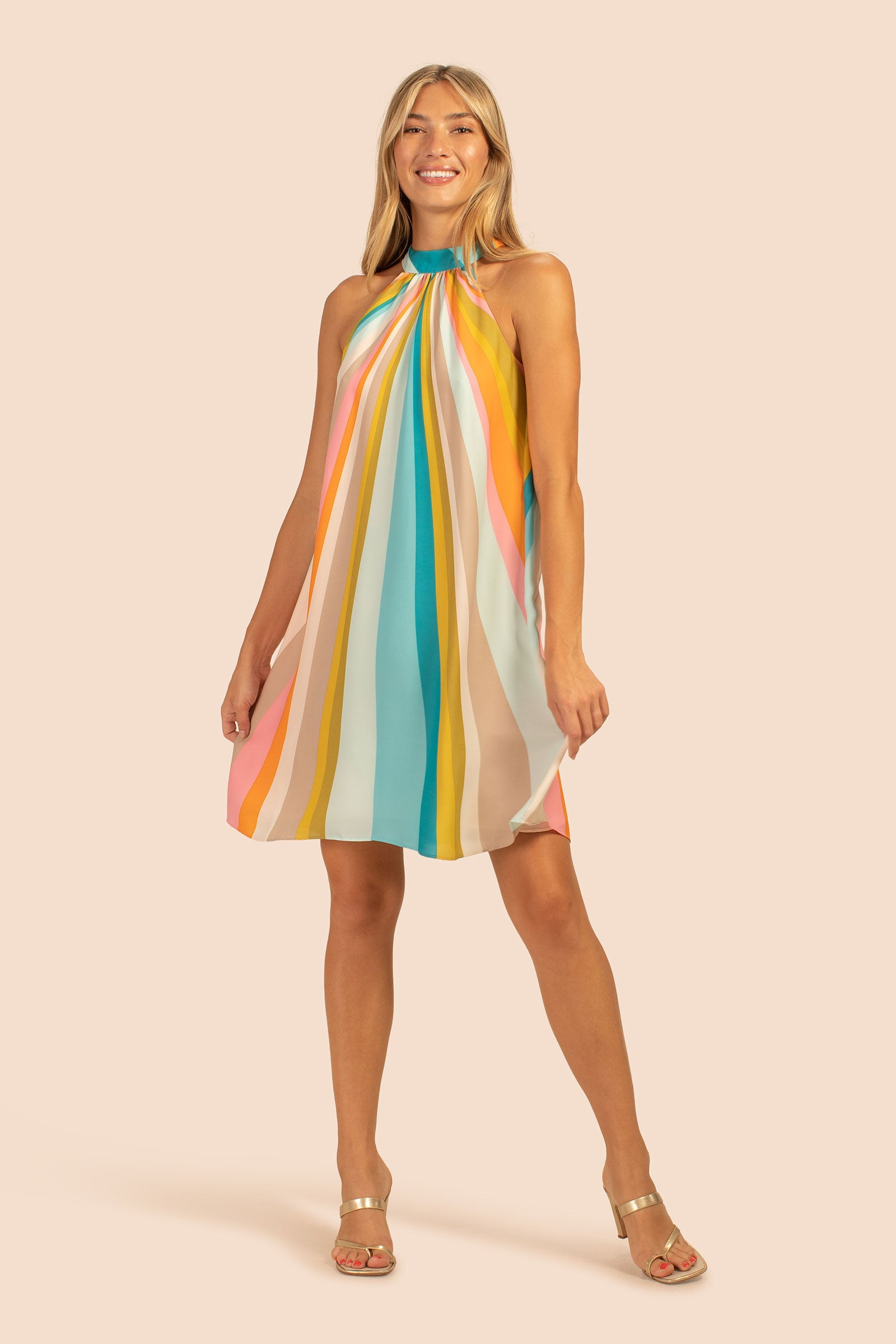 NWT- Trina Turk 'Milian 2' Zigzag Stripe Jersey Maxi Dress, Multi - Size  XSmall