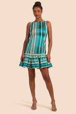 RAIN DRESS in TILE BLUE