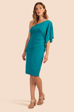RATIO DRESS in TILE BLUE additional image 2