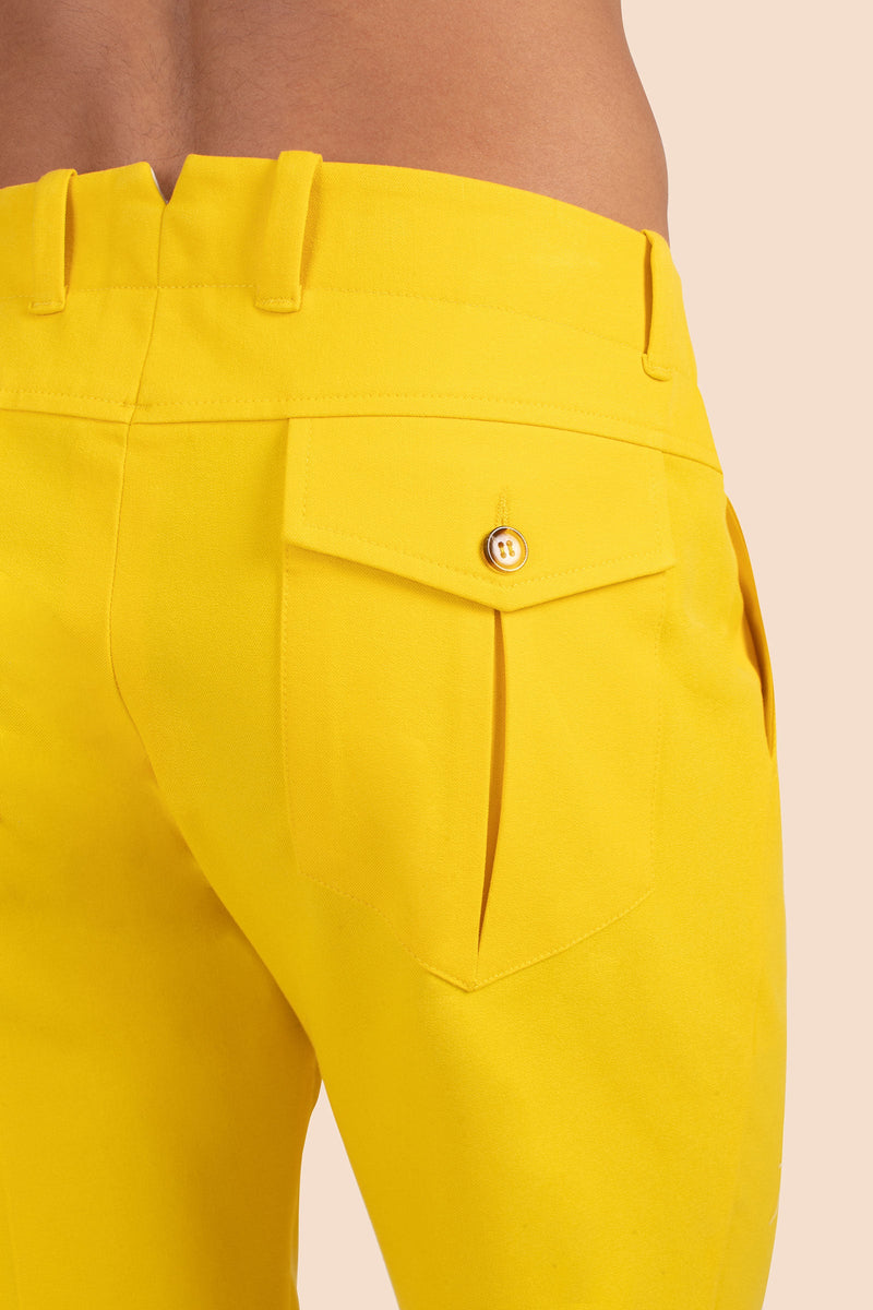 DURHAM TROUSER in LEMON YELLOW additional image 2