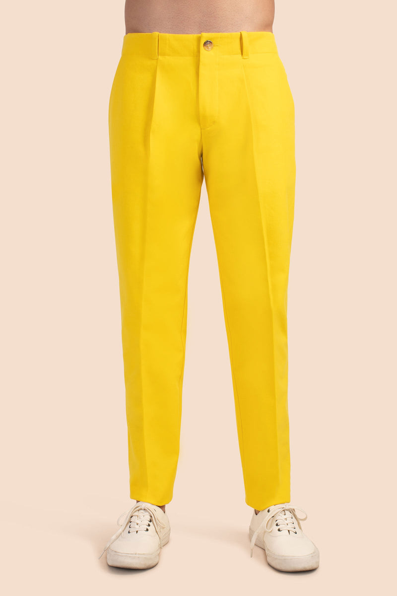 DURHAM TROUSER in LEMON YELLOW