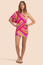 WALTZ ONE SHOULDER TUNIC in MULTI additional image 2