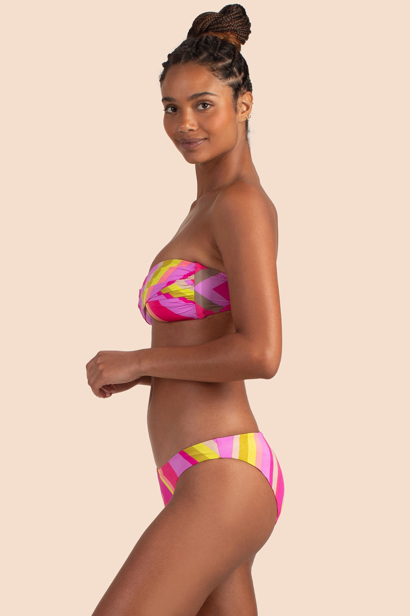 WALTZ TWIST BANDEAU TOP in MULTI additional image 3