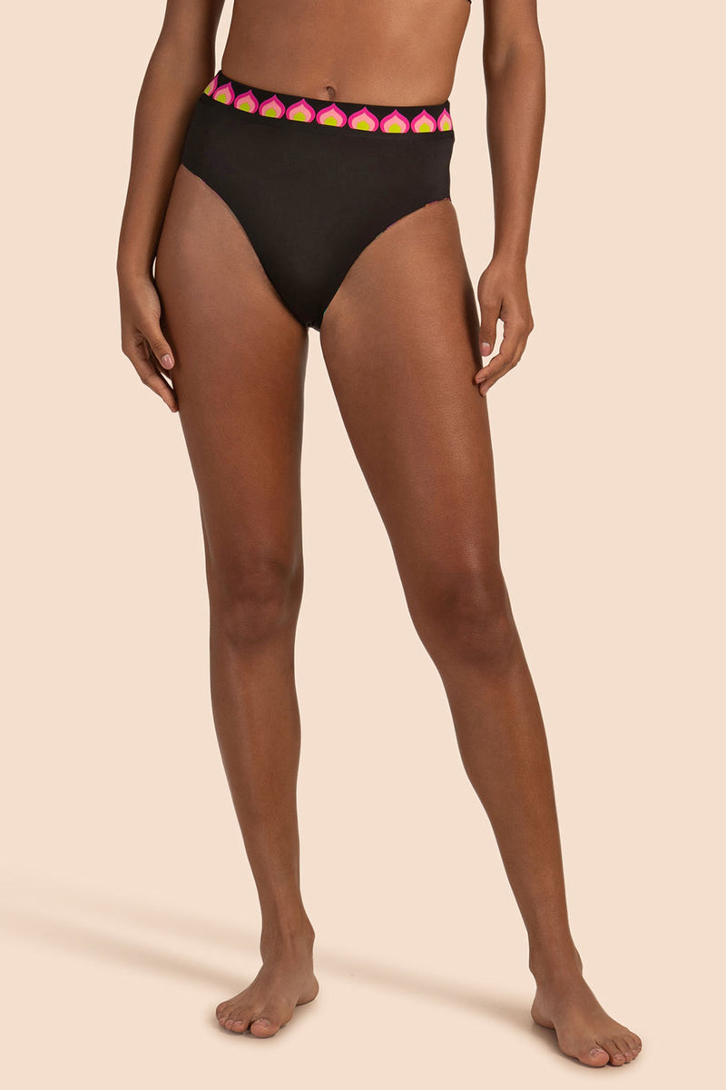 BIRDS OF PARADISE HIGH WAIST SWIM BOTTOM in MULTI additional image 1
