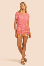 NICOYA PULLOVER in GERANIUM PINK additional image 5