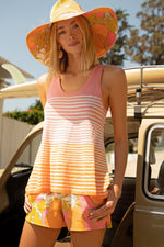 FORTUNA TANK TOP in SORBET additional image 3