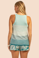 FORTUNA TANK TOP in TILE BLUE additional image 1