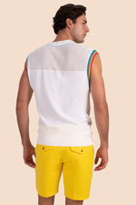 SOMERVILLE SLEEVELESS PULLOVER TOP in WHITEWASH additional image 2