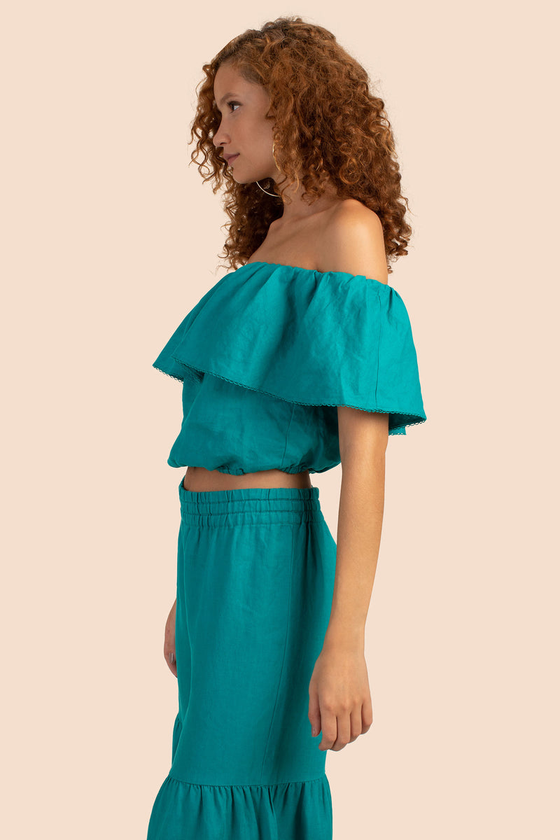 TERRACE TOP in TEAL additional image 2