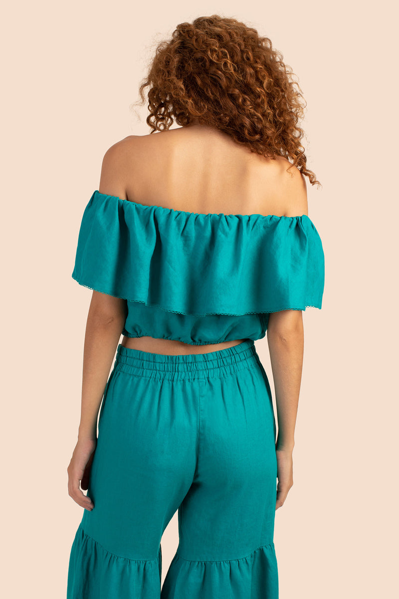 TERRACE TOP in TEAL additional image 1