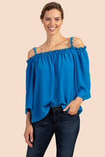 PROMENADE TOP in BRILLIANT BLUE BLUE