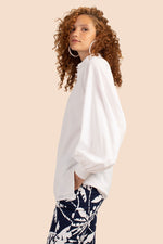 BIANCA BLOUSE in WHITE additional image 3