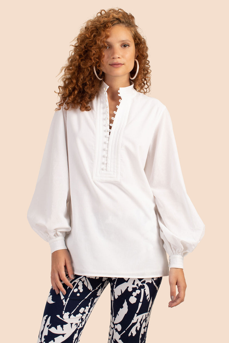 BIANCA BLOUSE in WHITE