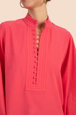 BIANCA BLOUSE in WATERMELON RED additional image 6