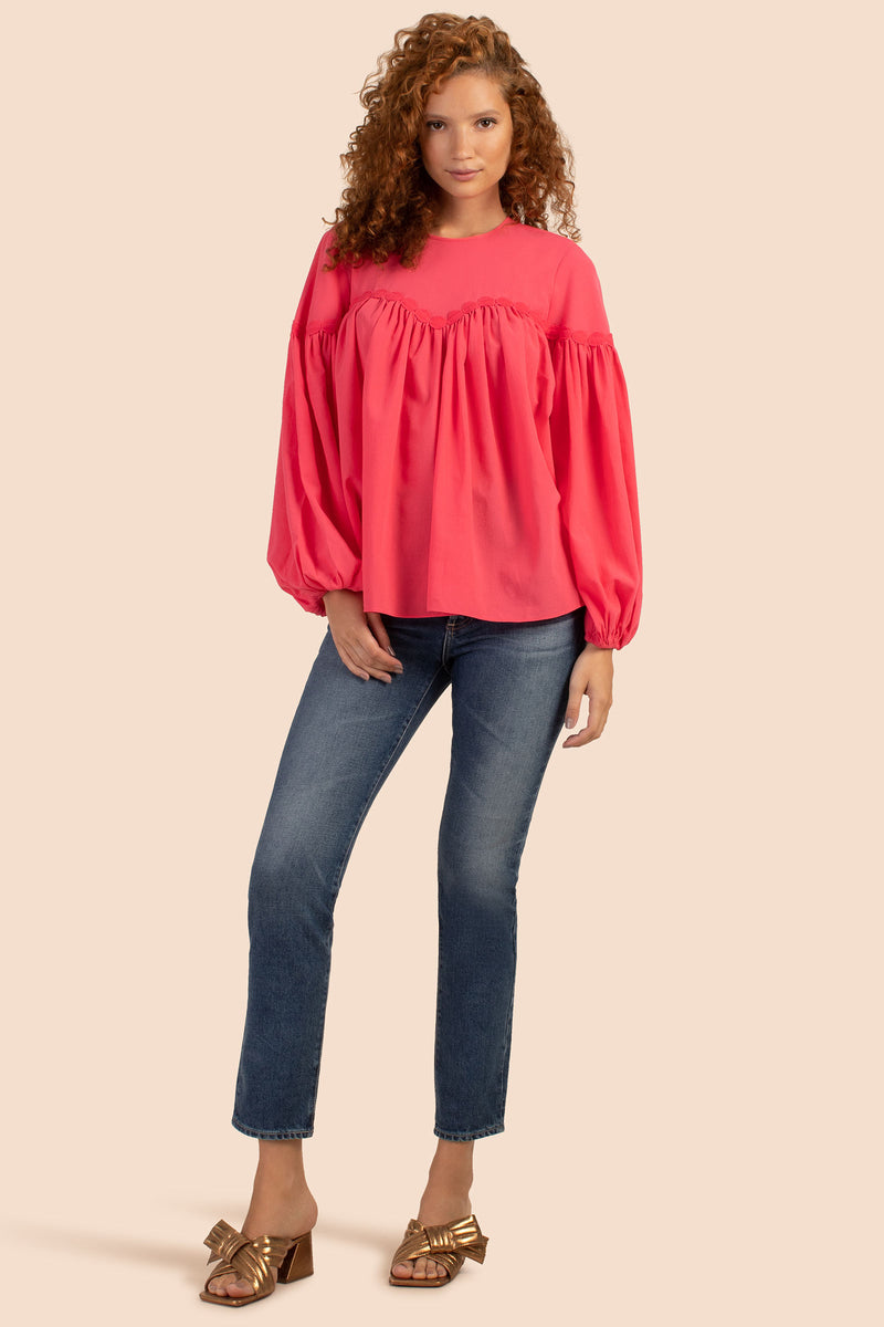 VENUS TOP in WATERMELON RED additional image 2