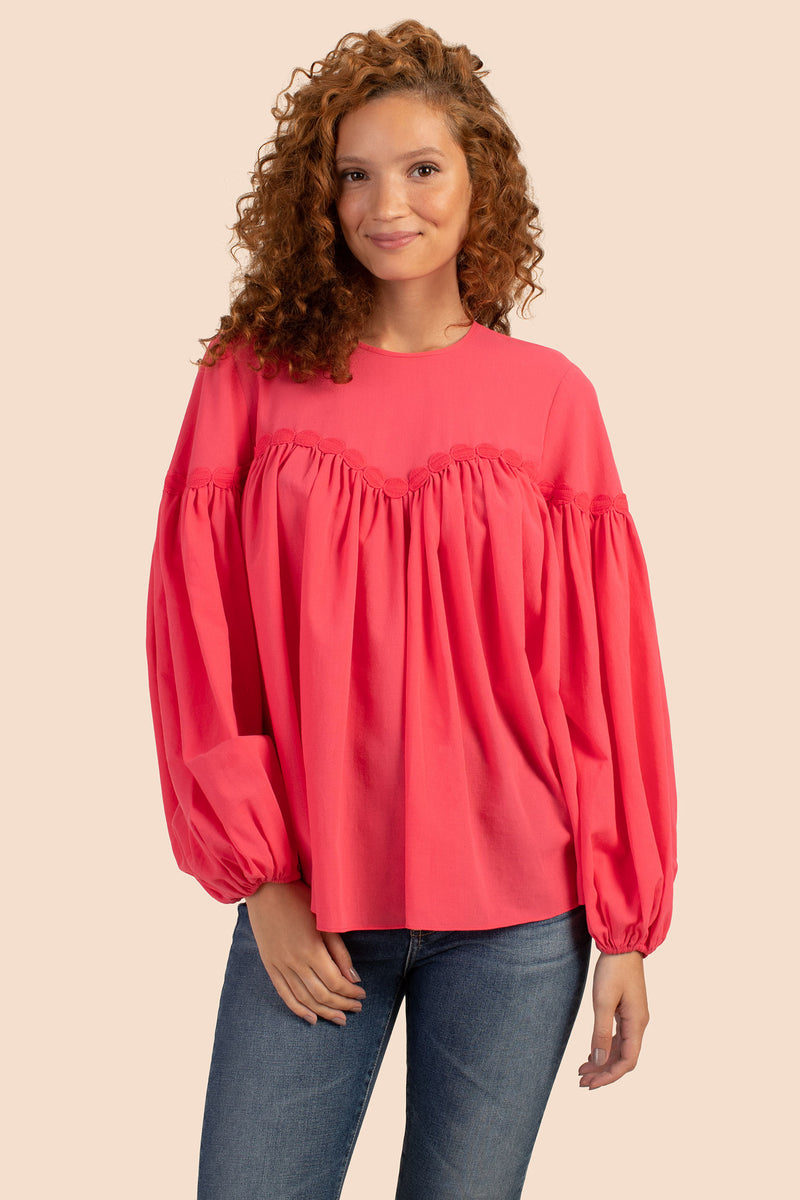 VENUS TOP in WATERMELON RED