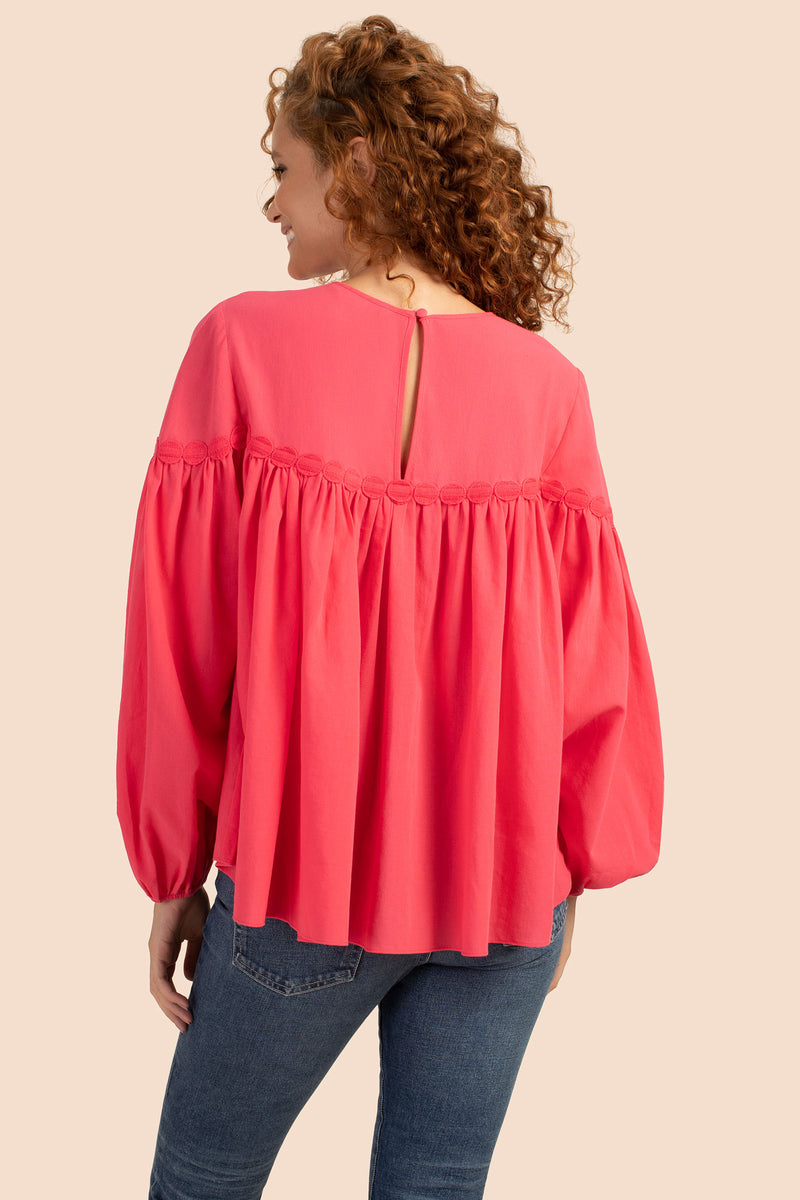VENUS TOP in WATERMELON RED additional image 1