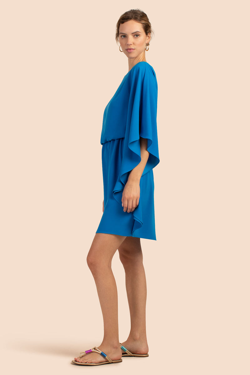 MAISON DRESS in BRILLIANT BLUE BLUE additional image 8
