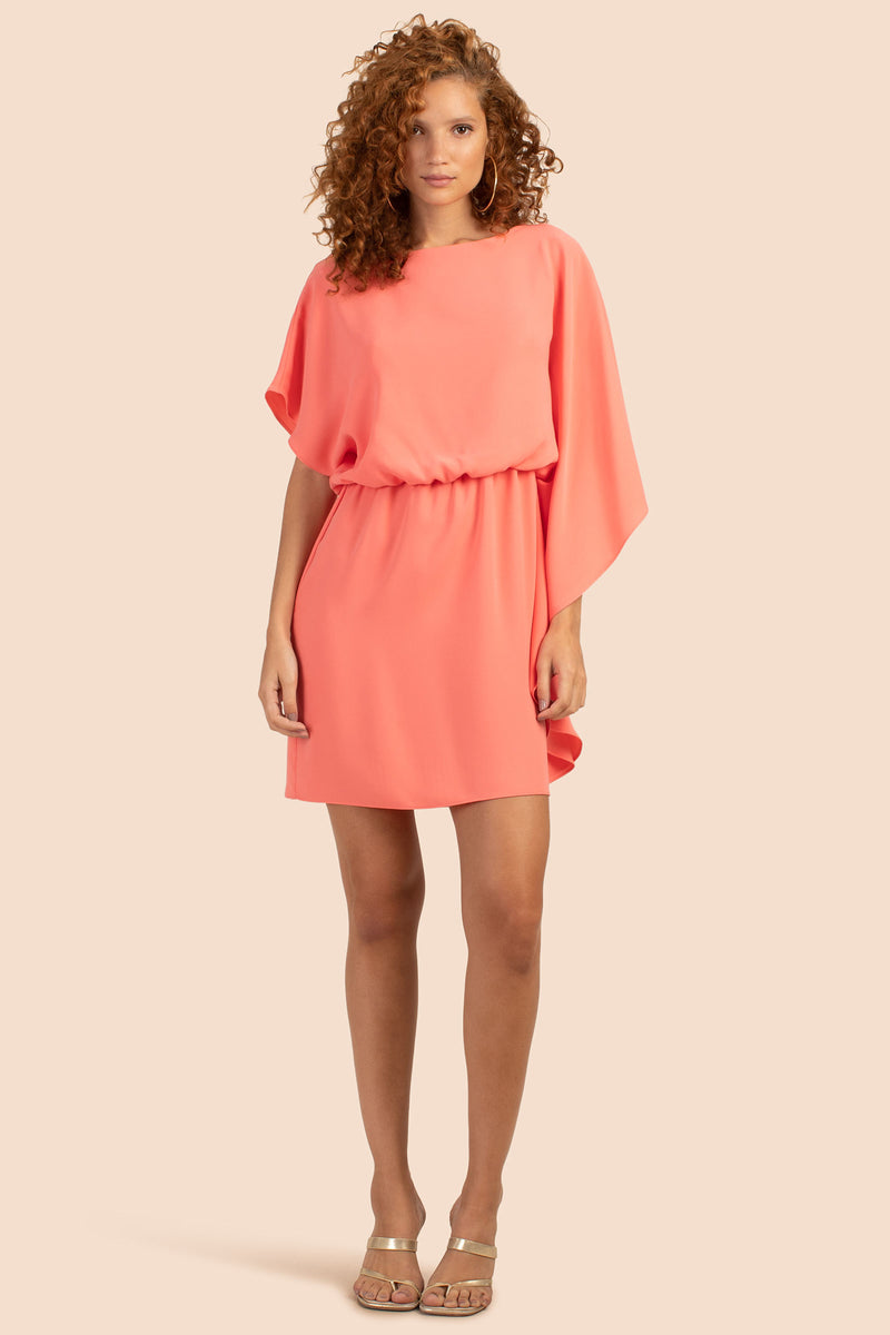 MAISON DRESS in SALMON PINK additional image 3