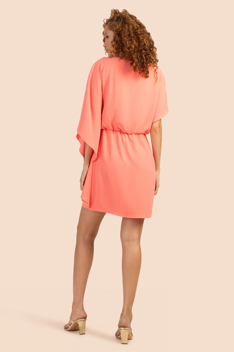 MAISON DRESS in SALMON PINK additional image 4