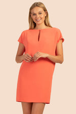 KAANAPALI DRESS in CORAL LILY ORANGE